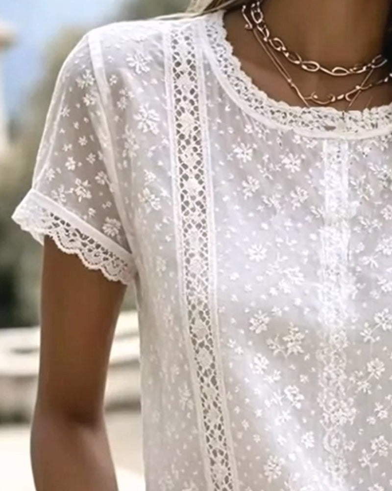 Odette™ | Lace Detail Blouse