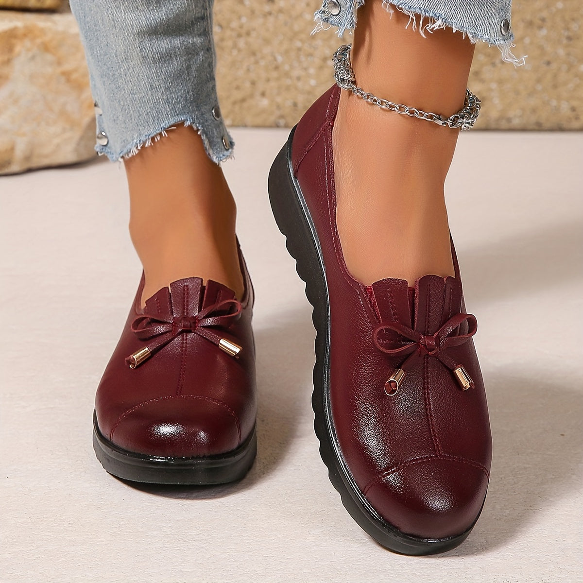 Muriel | Orthopedic Bow Loafers