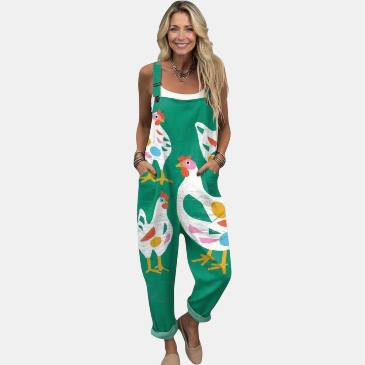 Lyndall | Comfortable Printed Overall