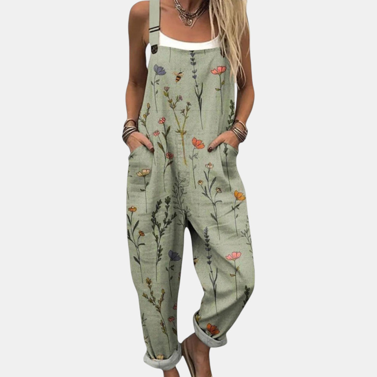 Geraldine | Comfortable Printed Overall
