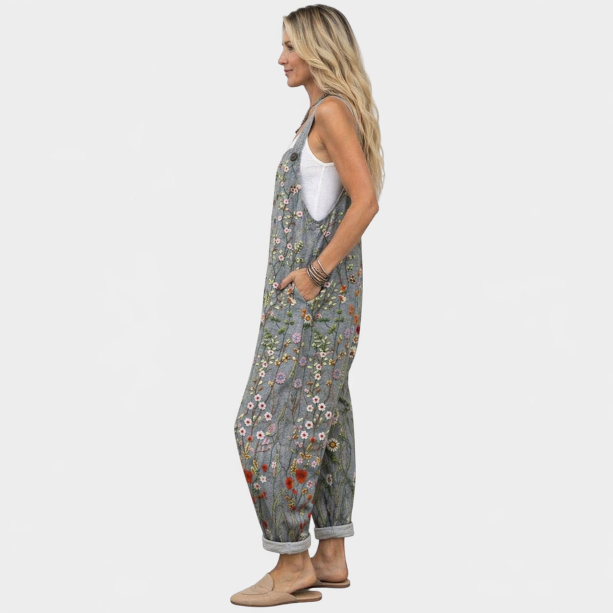 Loretta | Comfortable Printed Overall