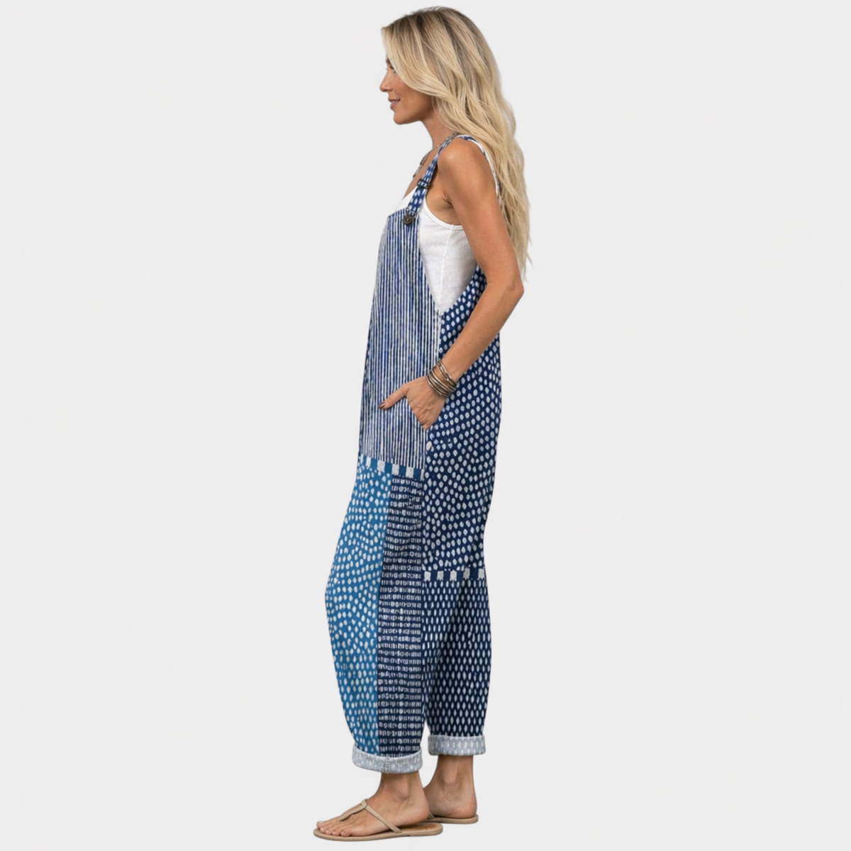 Doreen | Comfortable Printed Overall