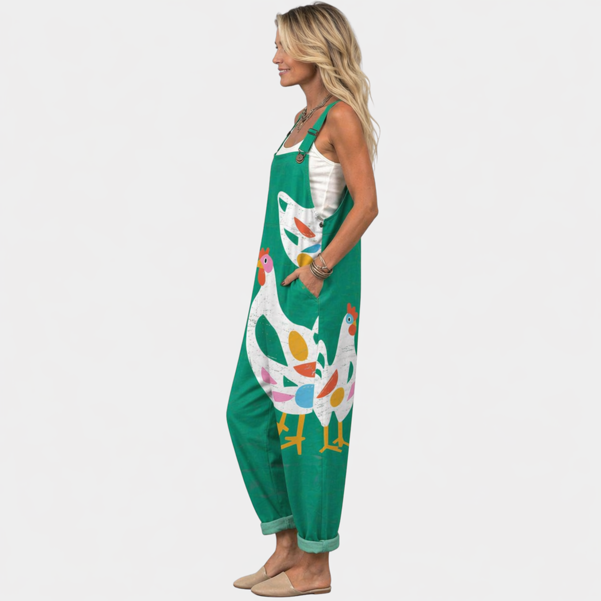 Lyndall | Comfortable Printed Overall