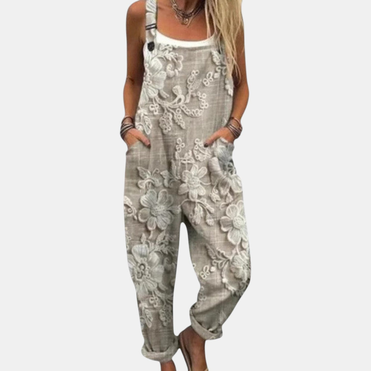 Nanette | Comfortable Printed Overall