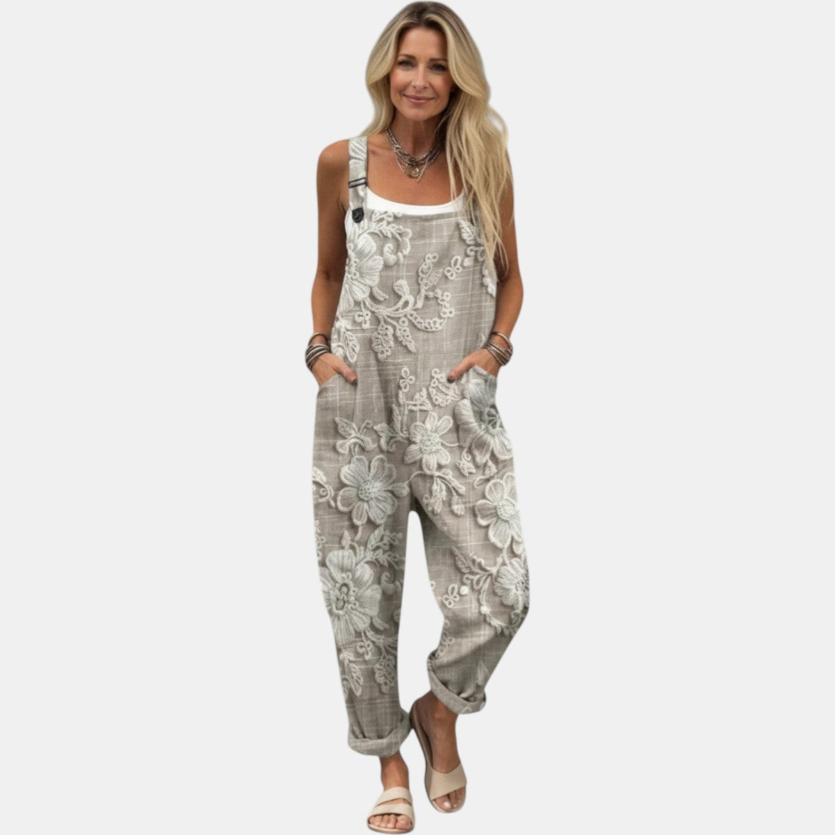 Nanette | Comfortable Printed Overall