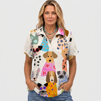 Lowanna | Canine Collared Top