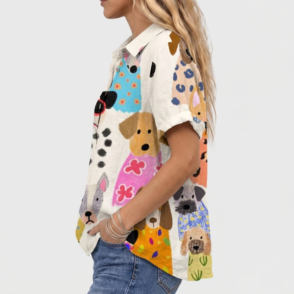 Lowanna | Canine Collared Top