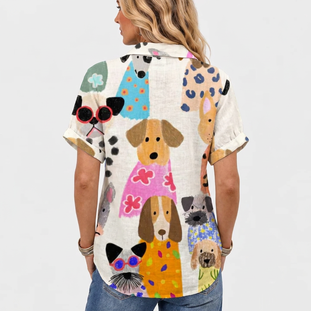 Lowanna | Canine Collared Top