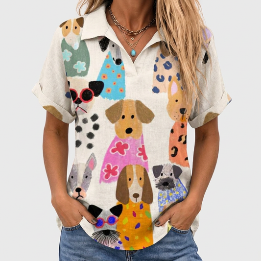 Lowanna | Canine Collared Top