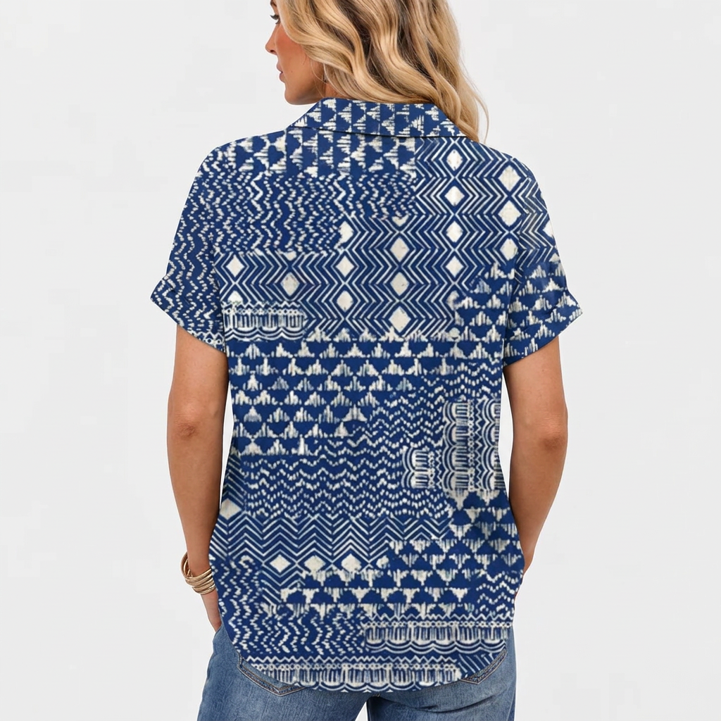 Joylene | Boho Collared Top