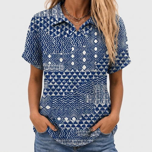 Joylene | Boho Collared Top