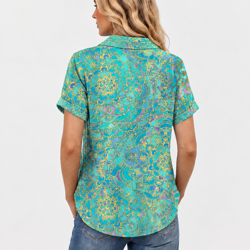 Sidonie | Paisley Collared Top