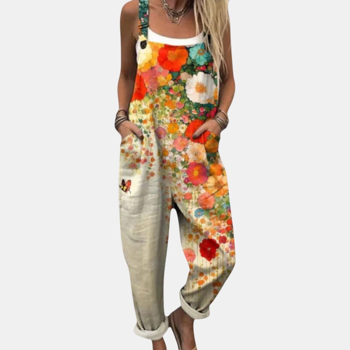 Edwina | Comfortable Printed Overall