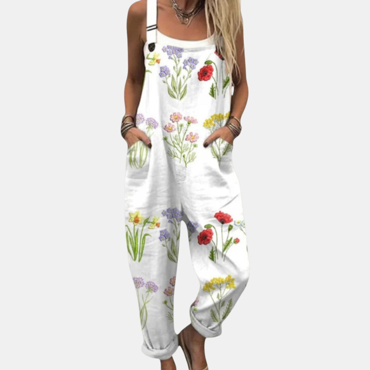 Rowena | Comfortable Printed Overall