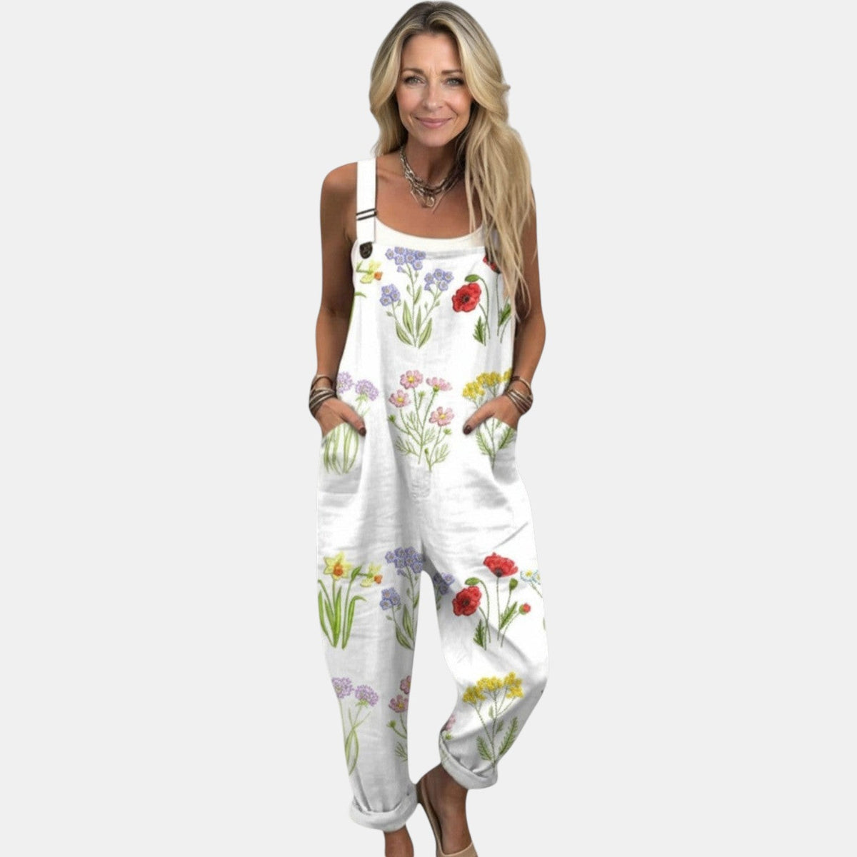 Rowena | Comfortable Printed Overall