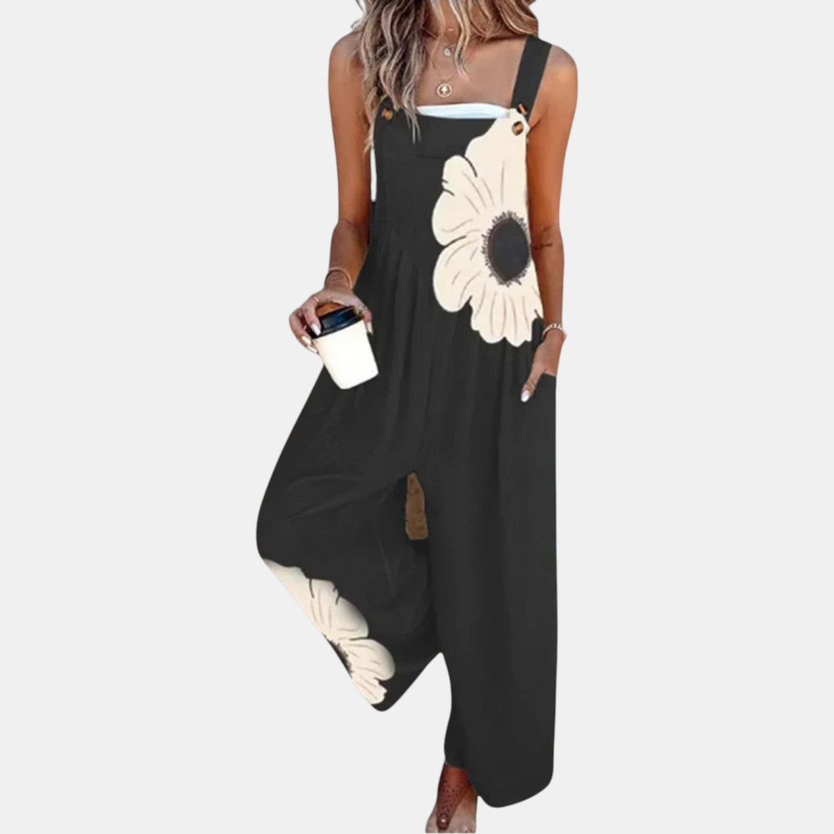Marcia | Comfortable Printed Overall