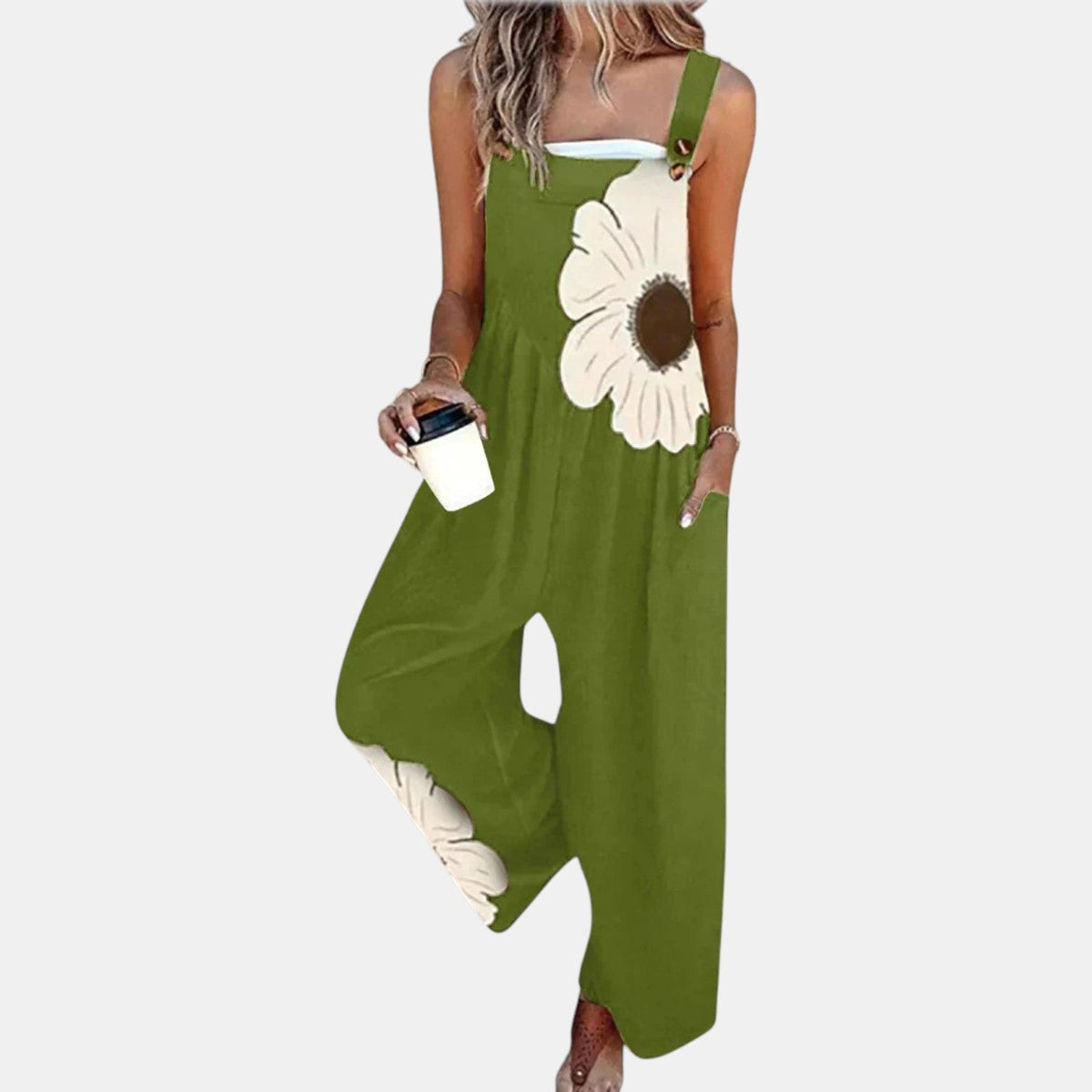 Marcia | Comfortable Printed Overall