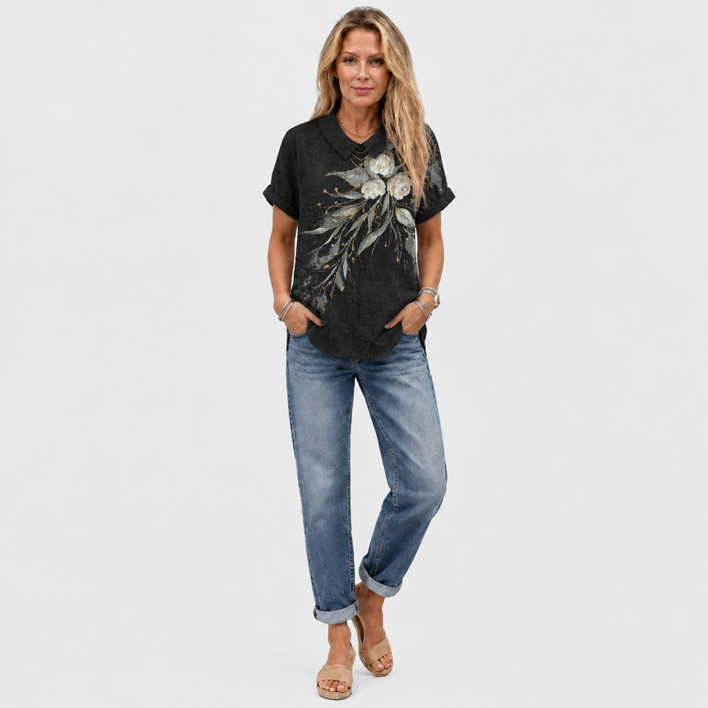 Heloise | Dandelion Collared Top