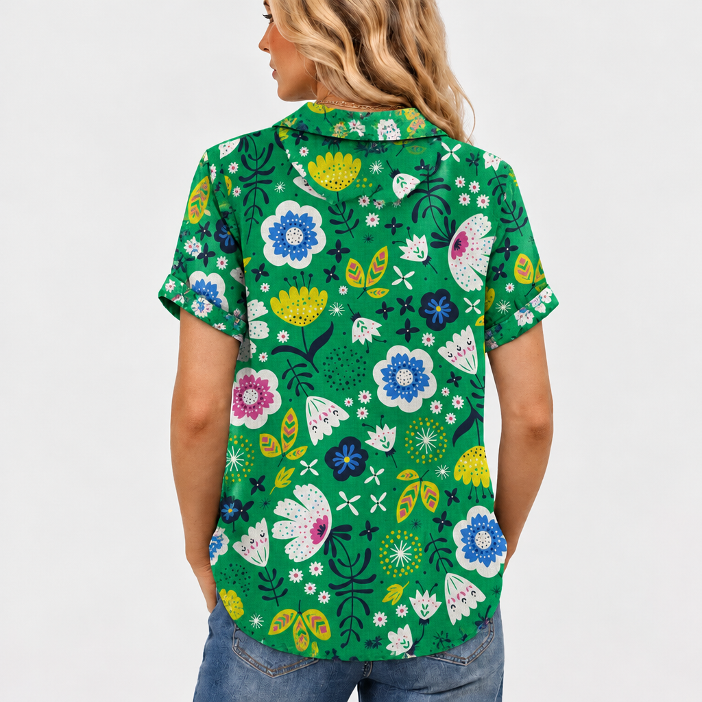 Nesta | Garden Collared Top