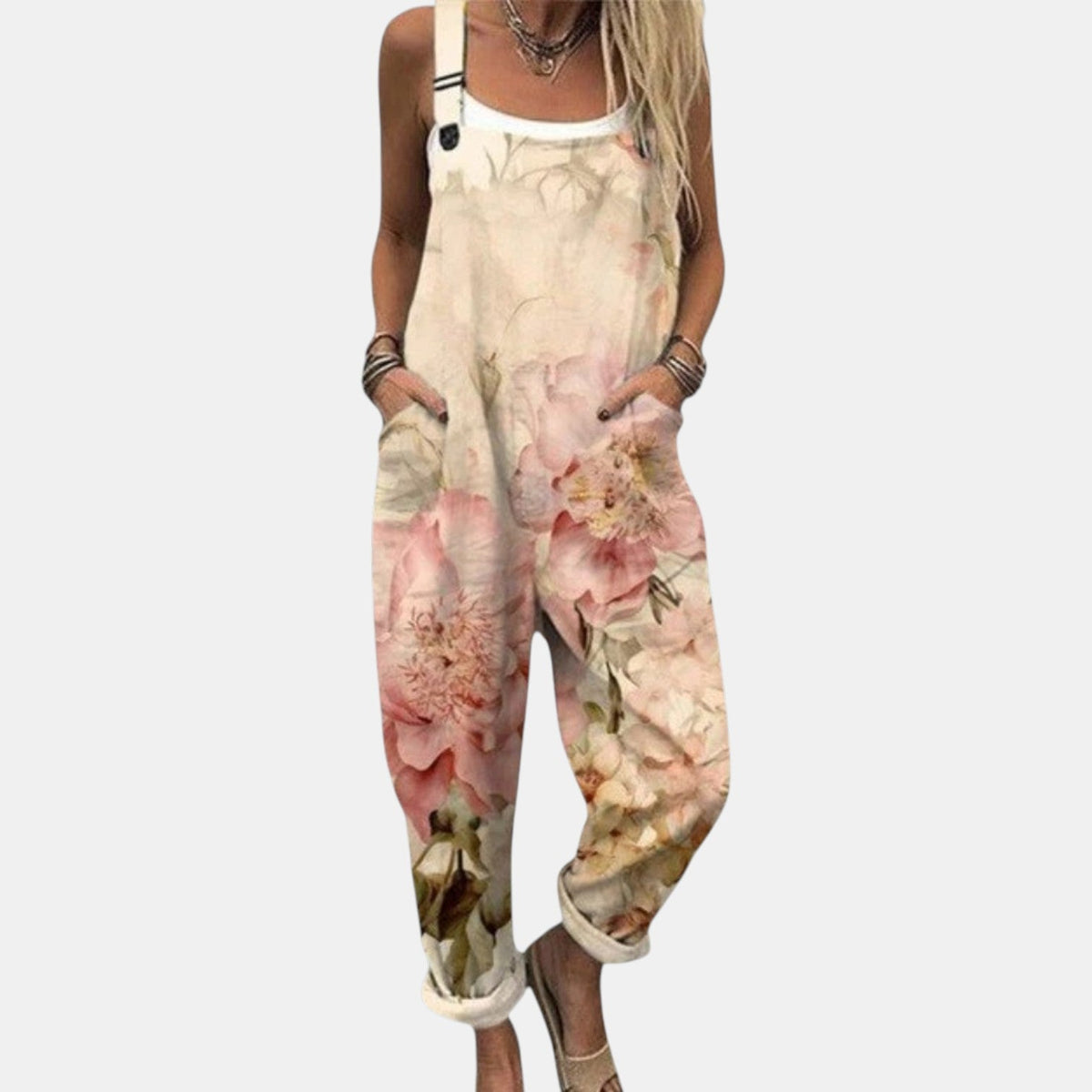 Mona | Comfortable Printed Overall