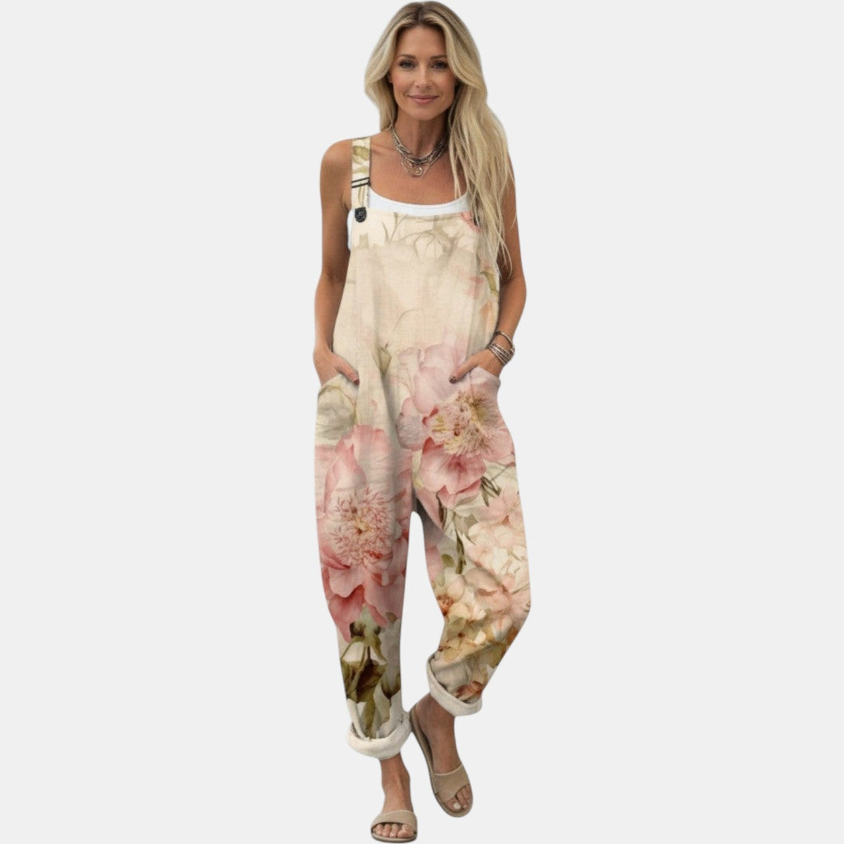 Mona | Comfortable Printed Overall