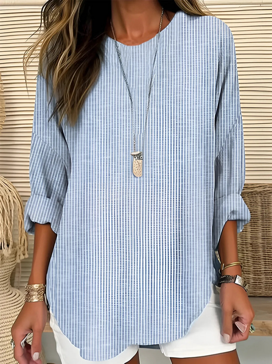 Beryl | Trendy Striped Blouse