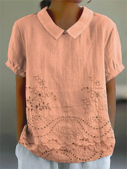 Jacinta | Floral Collared Top