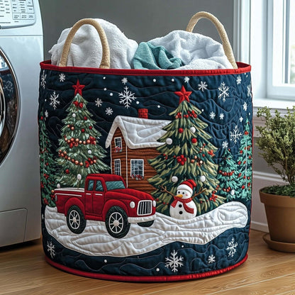 Noelle | Christmas Cabin Pickup Laundry Basket