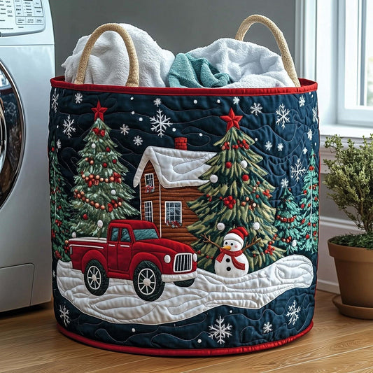 Noelle | Christmas Cabin Pickup Laundry Basket