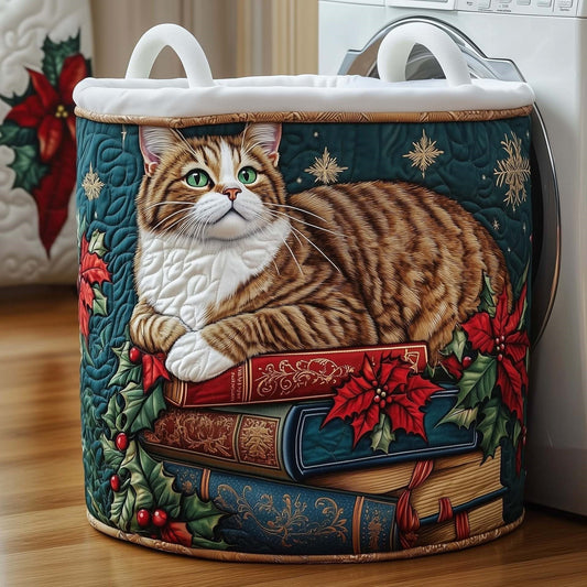 Tinsel | Christmas Storybook Cat Laundry Basket
