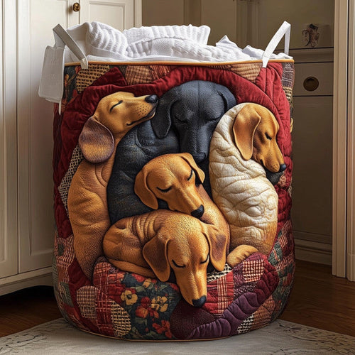 Biscuit | Dachshund Snooze Laundry Basket