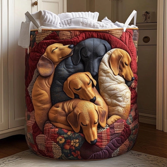Biscuit | Dachshund Snooze Laundry Basket