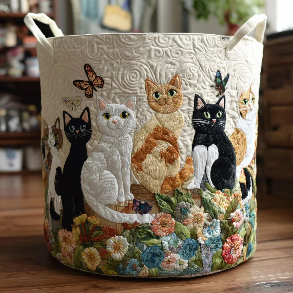 Mittens | Garden Whisker Gathering Laundry Basket