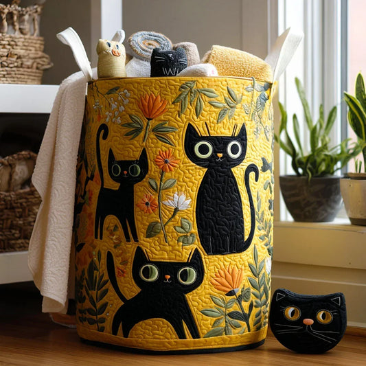Sooty | Golden Garden Cats Laundry Basket
