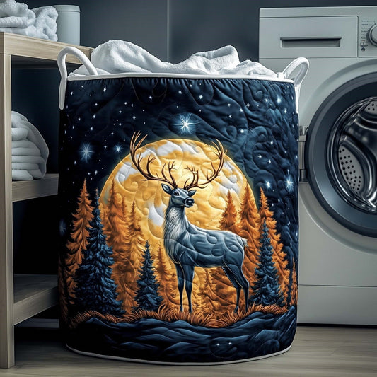 Comet | Golden Moon Reindeer Laundry Basket