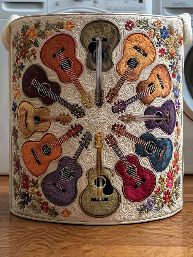 Banjo | Guitar Circle Laundry Basket