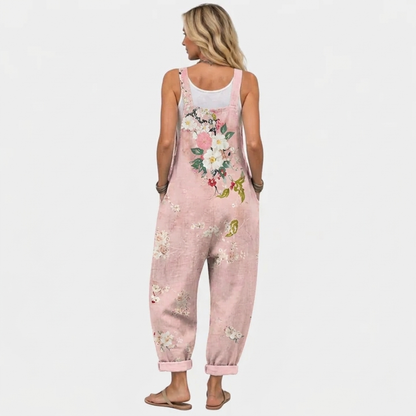 Leonie | Pink Floral Overall