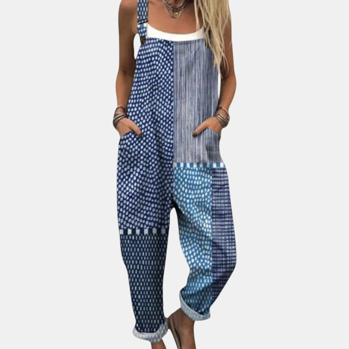 Doreen | Comfortable Printed Overall