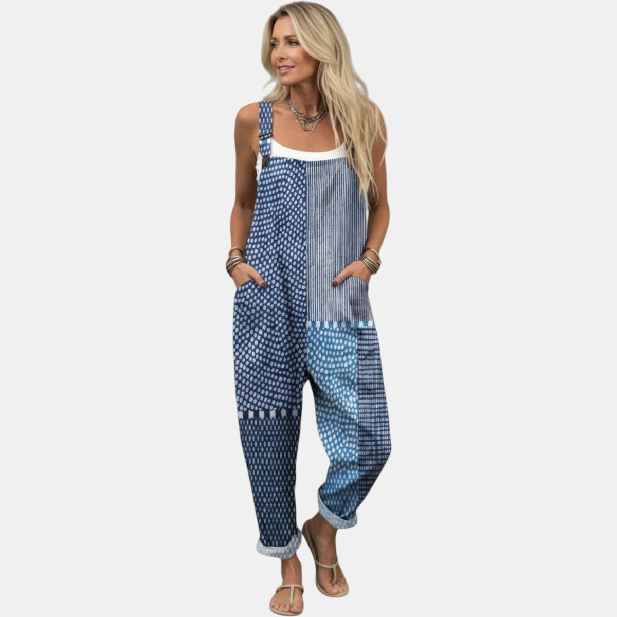 Doreen | Comfortable Printed Overall