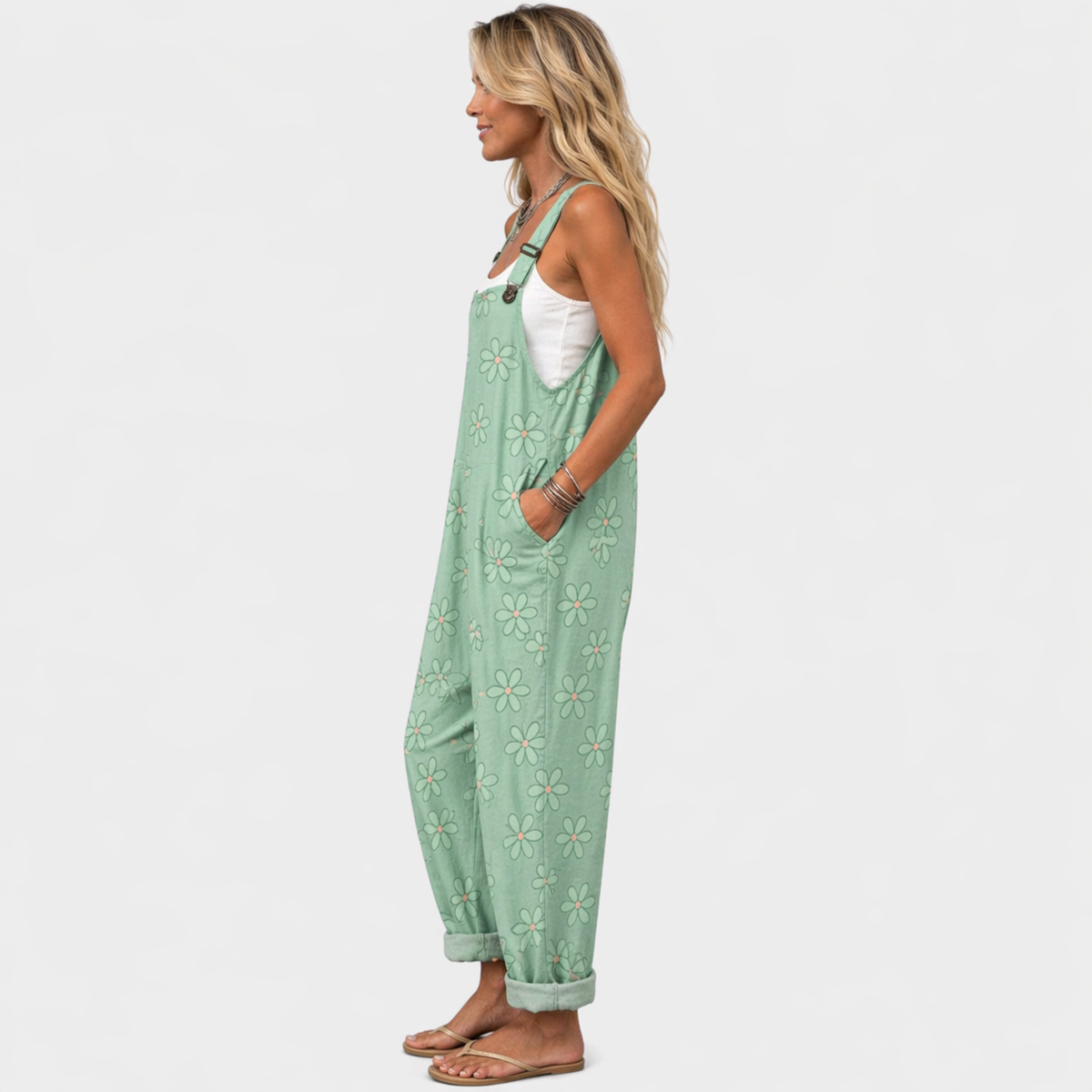 Delwyn | Comfortable Printed Overall