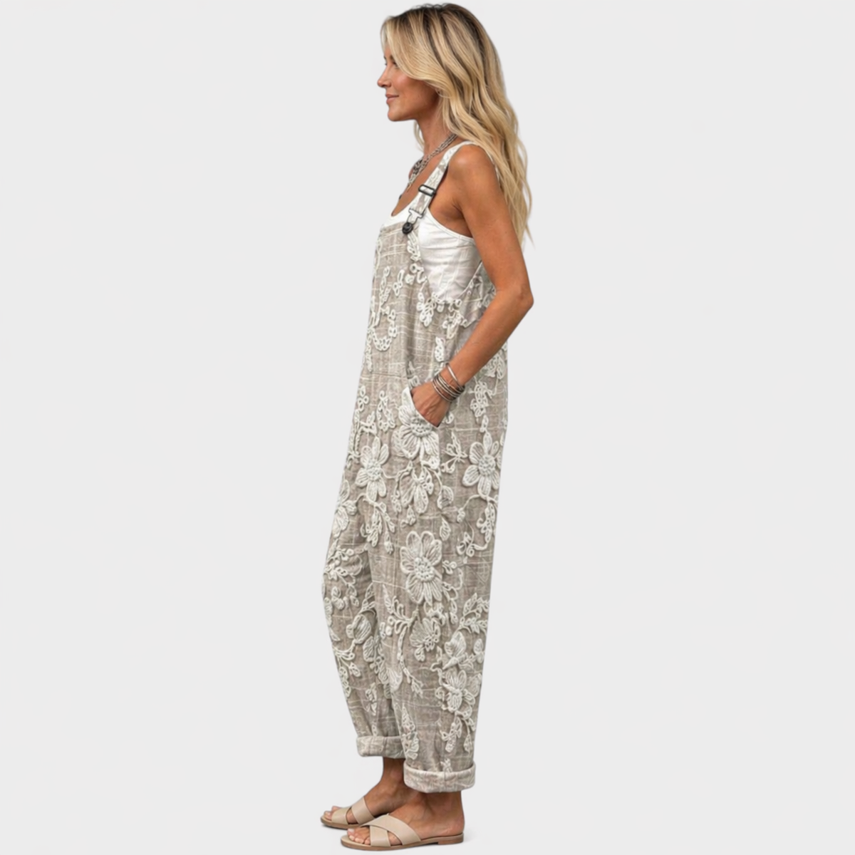 Nanette | Comfortable Printed Overall