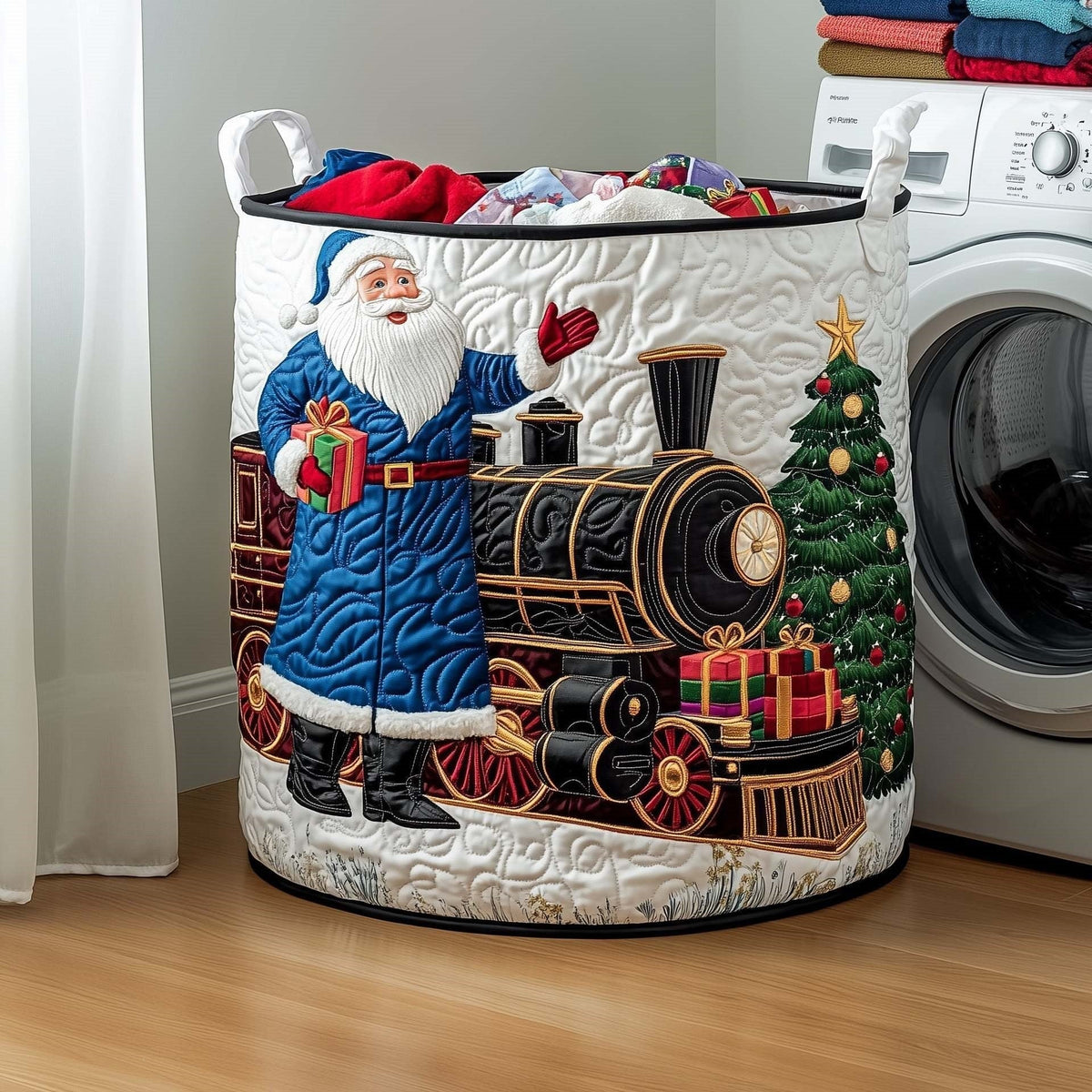 Kris | Santa Christmas Express Laundry Basket