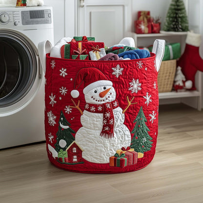 Frosty | Scarlet Snowman Laundry Basket