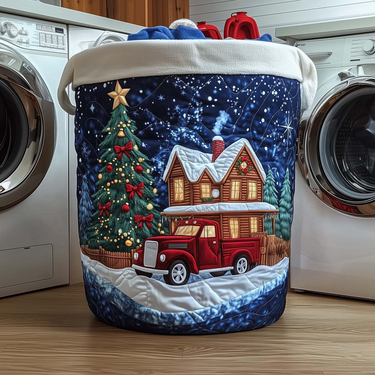Nova | Starlit Christmas Homecoming Laundry Basket