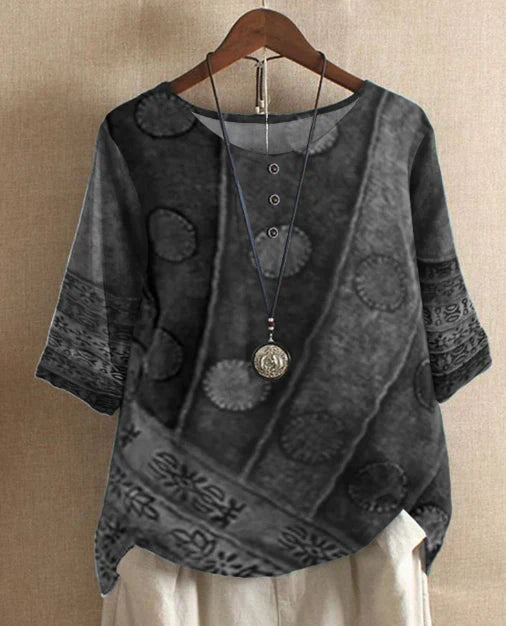 Zelda | Elegant Harmony Top – Grey