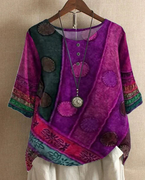 Zelda | Elegant Harmony Top – Purple